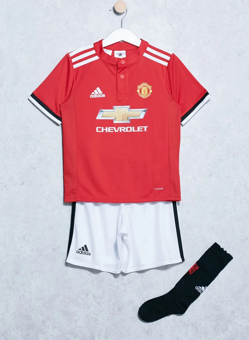 Adidas Kids Manchester United 17/18 Home Mini Kit
