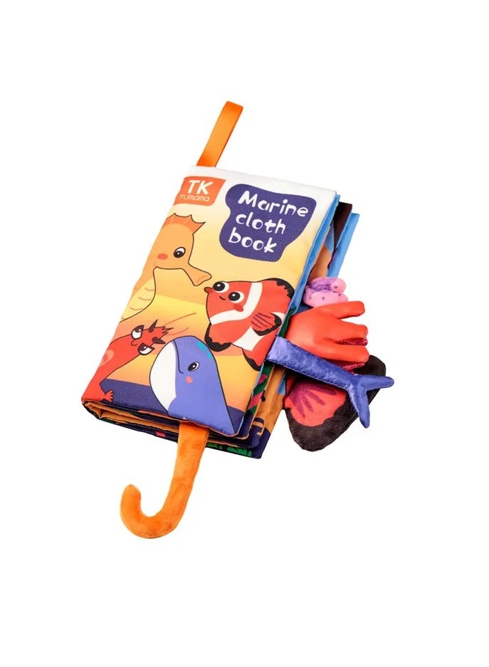 توما كيدز Tumama Kids Tail Cloth Book - Marine Life - Image 1