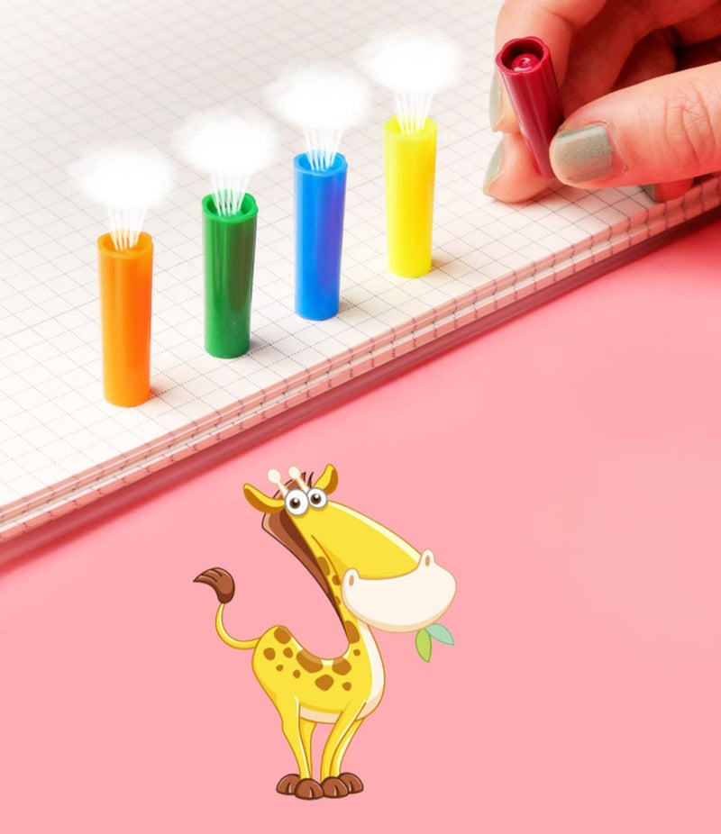 wolpin Sketch Pen Set of 24 Colors Washable Drawing Color Pens with Cute Panda Storage Box - Image 5