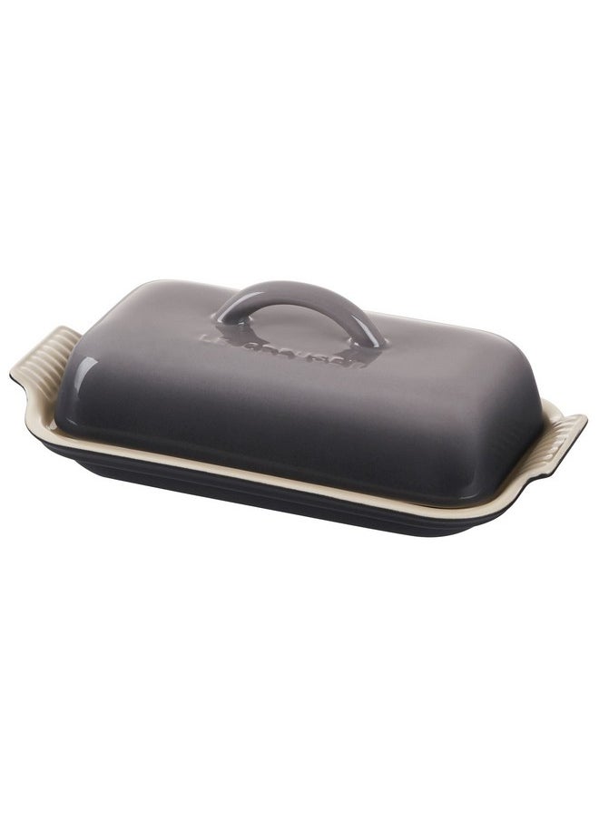 Le Creuset Le Creuset Stoneware Heritage Butter Dish, Oyster  - Image 1