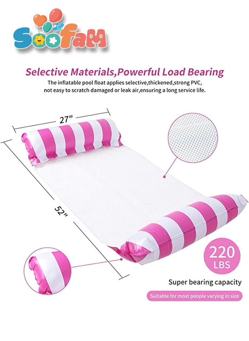 Soofam Multi-Purpose 4-in-1 Water Floating Chair Rafts (Saddle, Lounge Chair, Hammock, Drifter) for Swimming Pool  Beach And Water Amusement Park  - Image 2