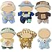 Ezcora Clothes for Doll 6 Pack Doll Outfits for 17cm Doll Perfect for Play and Display Accessories for Dolls Collectors No Dolls Set 4 - Image 3