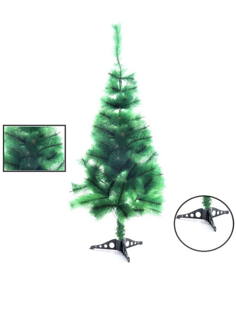 Artificial Green Pine Christmas Tree 80 tips with plastic stand (4 feet/120cm) - pzsku/ZEA77A12DF68756C52129Z/45/_/1664028903/cdbc3fc1-e6e7-466a-80bc-39a62de9fd73