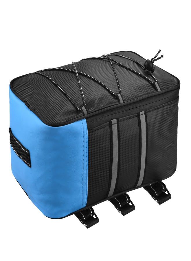 YSANAM Bike Trunk Bag with Waterproof Rain Cover Bicycle Rear Bag Bike Rack Bag - Image 4