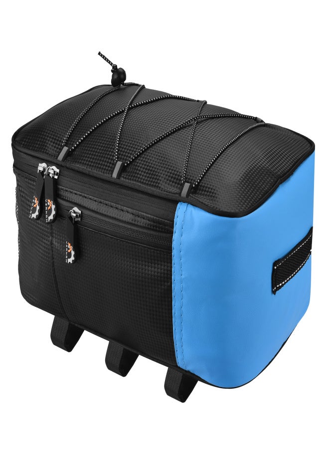 YSANAM Bike Trunk Bag with Waterproof Rain Cover Bicycle Rear Bag Bike Rack Bag - Image 5