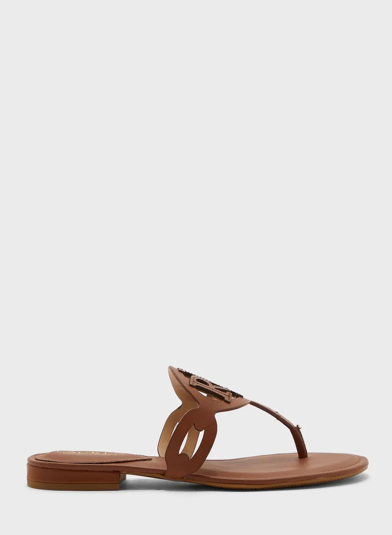 Lauren Ralph Lauren Japonki Low Heel Sandals