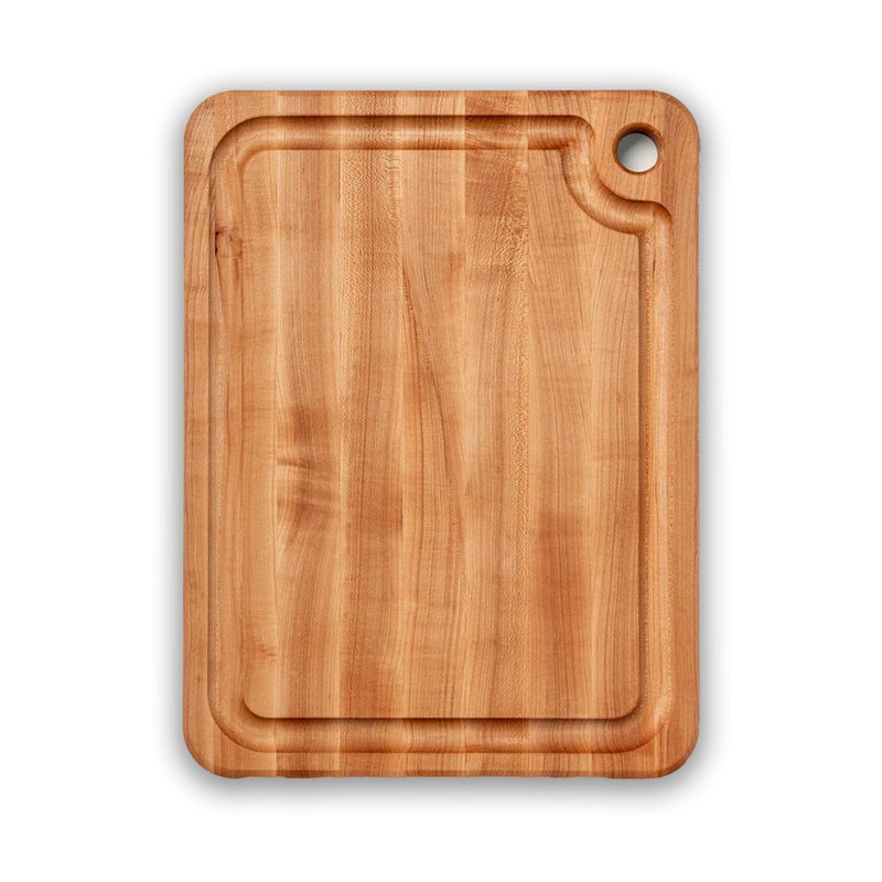 John Boos Prestige Series Rectangular Wooden Maple Cutting Board 20â€x15â€ â€“ 1.25â€ Thick, 10-lb Reversible Butcher Block with Juice Groove, Edge-Grain & Finger Grip Hole â€“ Made in the USA - Image 1