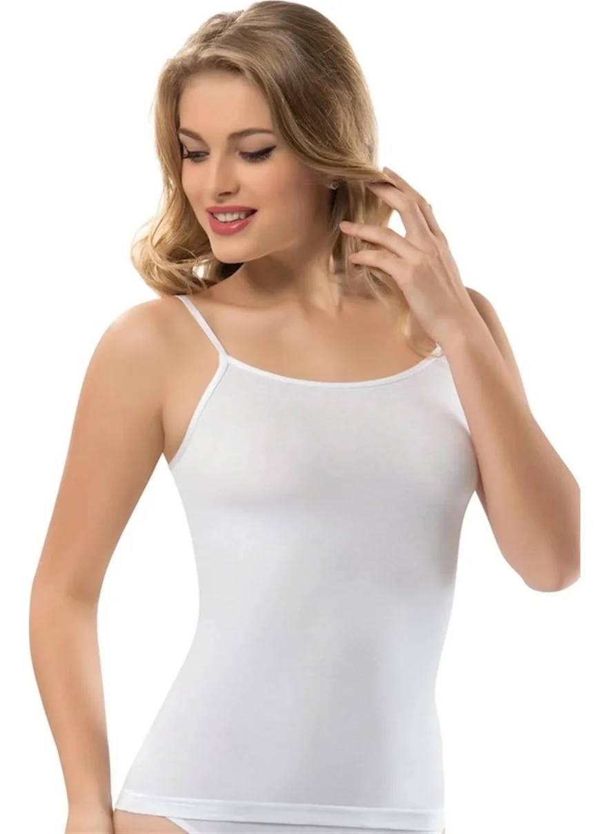 إيردم Women's Lycra Adjustable Rope Strap Undershirt - 6 Pieces
