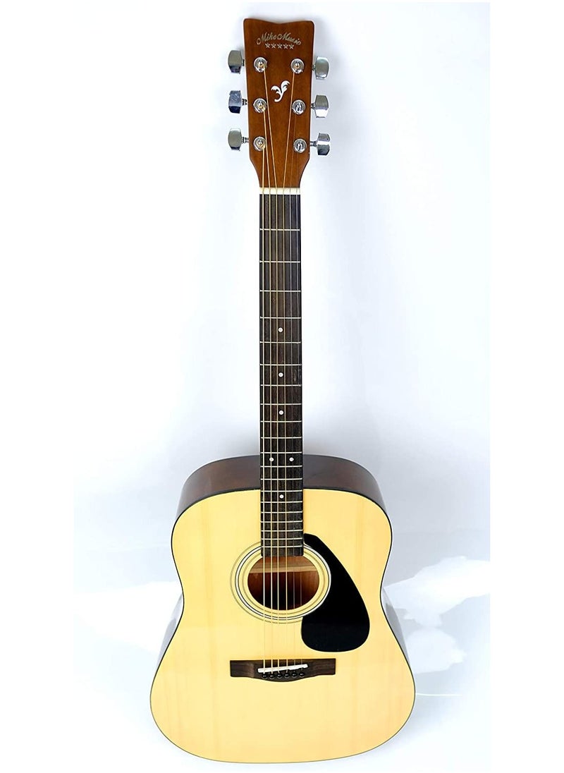 Mike Music Guitars Full Size Thinline Acoustic Electric Guitar with Free Gig Bag Capo & Picks Right Handed (41inch 4eq, Natural) - pzsku/ZEA7809556B807AFD2AF5Z/45/_/1660316036/25f138f9-9d00-4631-b115-fb0baa40fd18