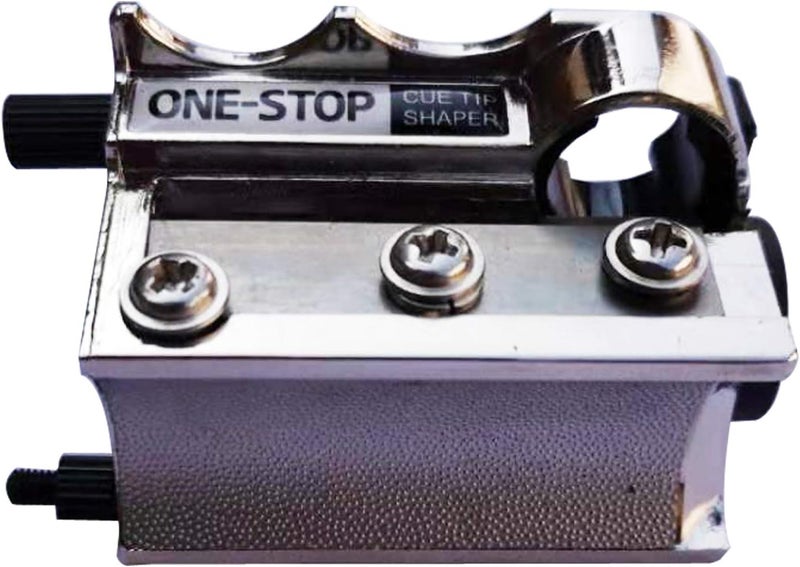 Collapsar Upgrade One-Stop Billiard Pool Cue Tip Shaper All in 1 Tip Repair Tool - Image 1