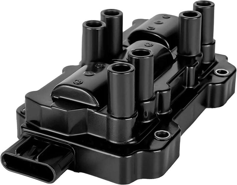 LCWRGS Ignition Coil Pack for Chevy Equinox, Impala, Malibu, Silverado, Uplander, GMC Sierra, Pontiac, Saturn - UF434 C1521 - Image 1