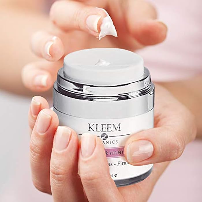 Kleem Organics Kleem Neck Firming Cream | Retinol Moisturizer for Face & Décolleté | Anti Aging Cream for Women | Smooth Fine Lines, Wrinkles & Crepey Skin | Hydrating Collagen & Peptides | Made in USA | 1.7 oz - Image 4