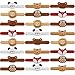 XIPEGPA 24 PCS Stuffed Animal Slap Bracelets Plush Animal Slap Bracelets Cute Wrist Slap Band Toy Wrist Animals Wrist Pets Slap Bracelet Wrist Toy for Boys Girls Easter Birthday Gifts Party Favors 6 Styles - Image 2