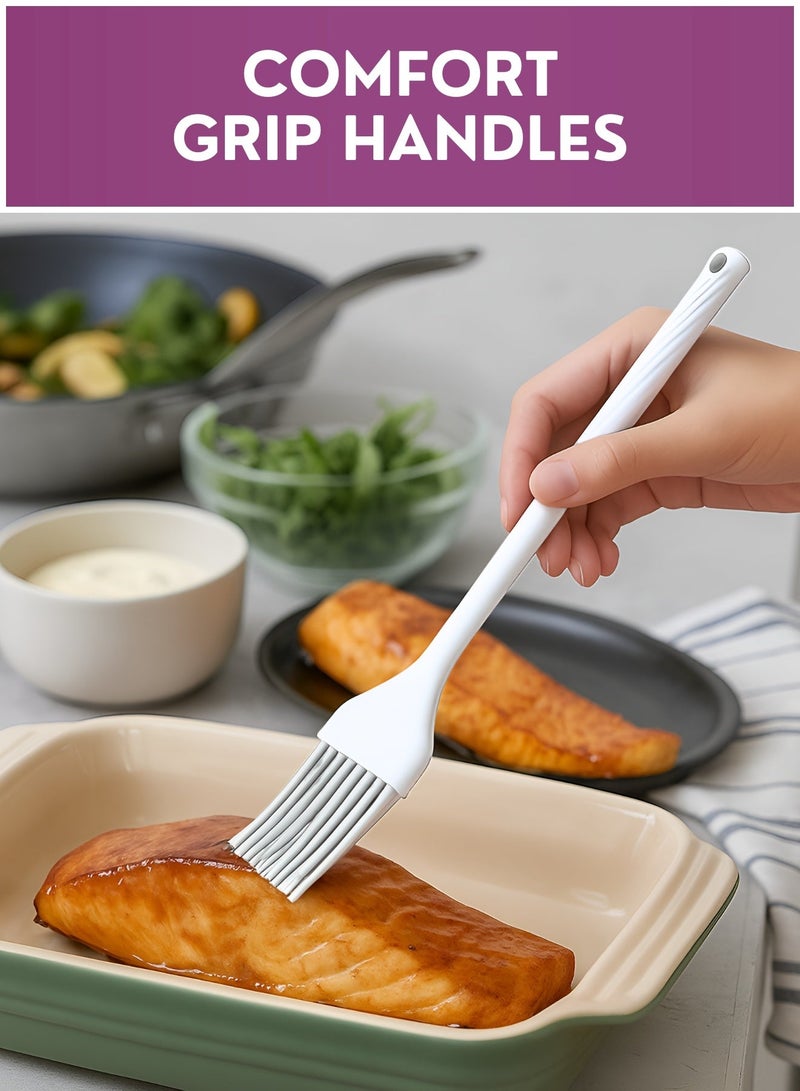 JUNI 21-Piece Silicone Kitchen Utensils Set with Holder – Heat Resistant Cooking Spatula, Spoon, Ladle & Turner Set for Non-Stick Cookware – BPA Free Silicone Cooking Tools - Image 4