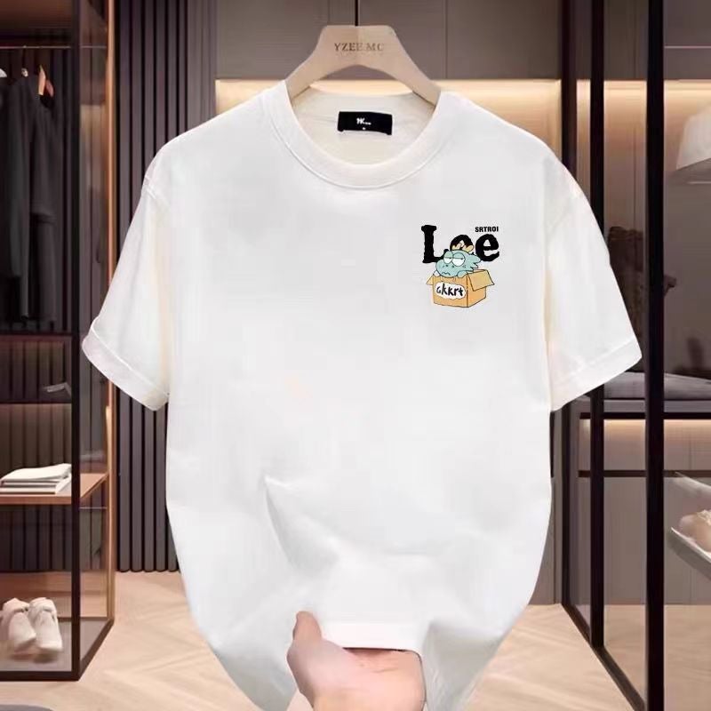 Cartoon Trendy Brand Printed Short-Sleeved T-Shirt Men'S And Women'S Loose Casual Short-Sleeved T-Shirt Teenage Men'S And Women'S Half-Sleeved Top - Image 4