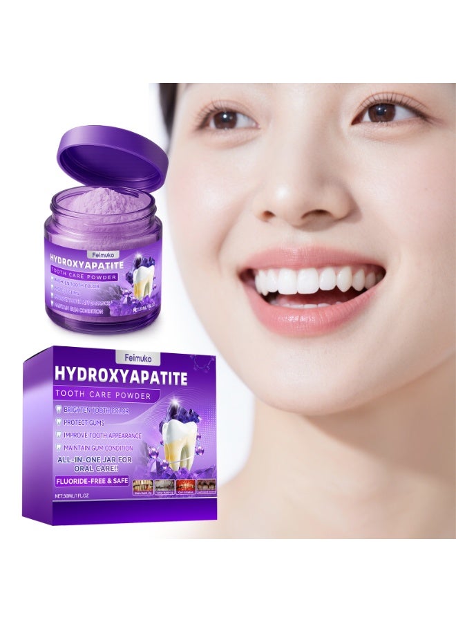 Feimuko Natural Mineral Teeth Whitening Powder – Stain Removal & Enamel Repair, 50g - Image 1