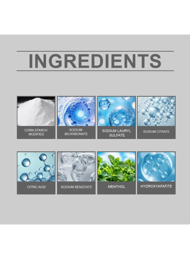 Feimuko Natural Mineral Teeth Whitening Powder – Stain Removal & Enamel Repair, 50g - Image 4