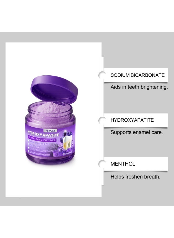 Feimuko Natural Mineral Teeth Whitening Powder – Stain Removal & Enamel Repair, 50g - Image 5