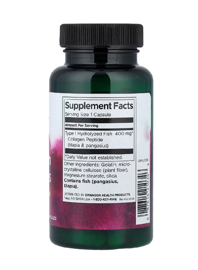 سوانسون كولاجين بحري 400 ملجم - 60 كبسولة - Image 2