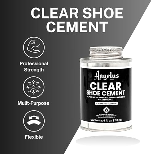 Angelus Clear Shoe Cement, 4oz can (992-04-000) - Image 2