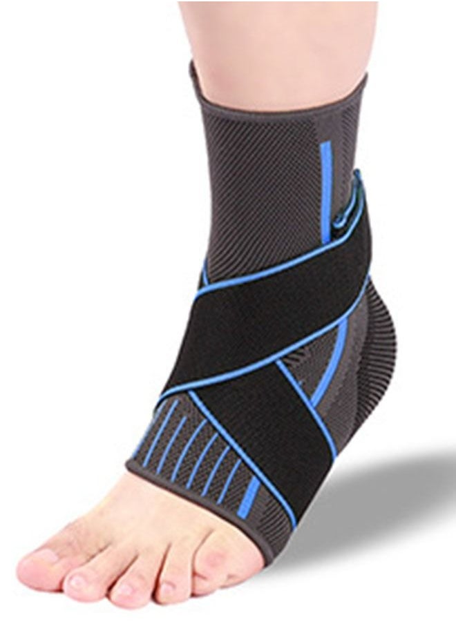SHIWEI Adjustable Elastic & Comfortable Ankle Brace, Compression Ankle Support Men & Women, Ankle Wrap & Support Protectors Sleeve, Stabilize Ligaments-Eases Swelling and Sprained Ankle (M, 1pcs)  - Image 2