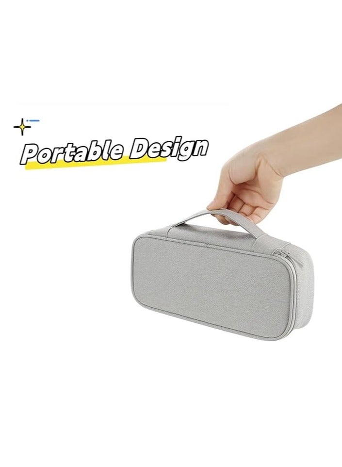 Arabest Travel Electronic Organizer, Waterproof Electronics Accessories Cases,Single Layer Travel Cable Organizer Bag,Accessories Carry Bag for USB Data Cable,Earphone Wire,Power Bank, Phone,Black - Image 4