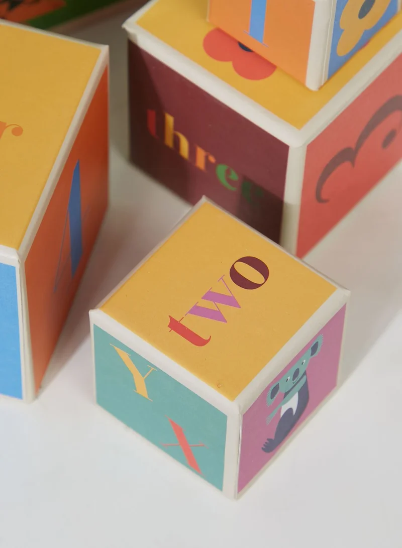 Rex London Colourful Creatures Stacking Blocks
