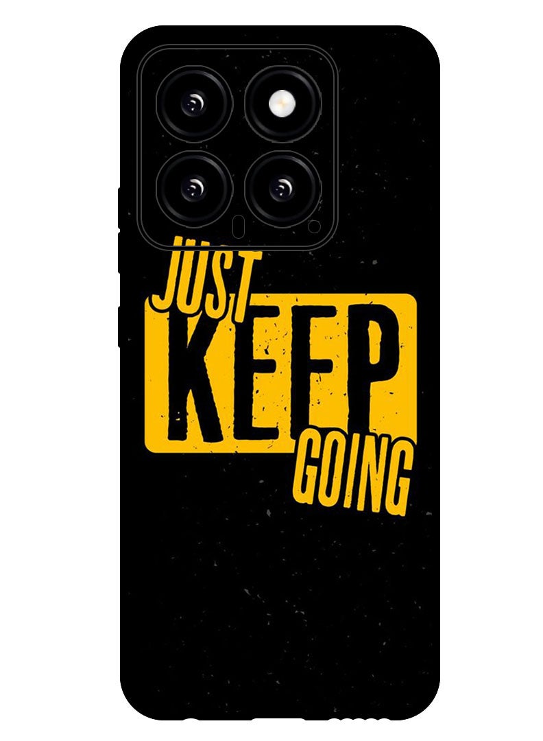 Theodor Protective Case Anti Scratch Shock Proof Bumper Cover For Xiaomi 14 Keep going - Image 1