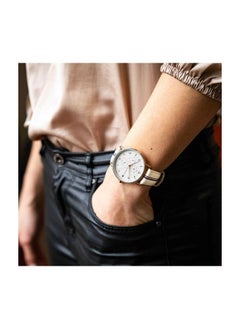 TOMMY HILFIGER TOMMY HILFIGER WOMEN'S BEIGE DIAL BEIGE LEATHER WATCH - 1782659  - Image 5
