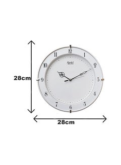 Ajanta Ajanta 11 Inches Wall Clock for Home/Offces/Bedroom/Living Room/Kitchen (Step Movement, White)279 X 38.5 X 279 mm  - Image 2