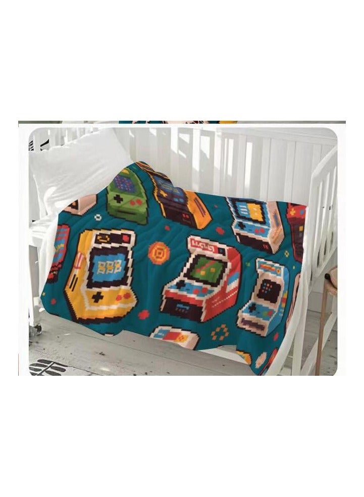 general Flannel thin blanket (warm and comfortable, suitable for sleep, gaming, dust removal and sandproof) 150cm*200cm - 705 - Image 1