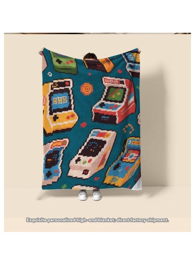 general Flannel thin blanket (warm and comfortable, suitable for sleep, gaming, dust removal and sandproof) 150cm*200cm - 705 - Image 3