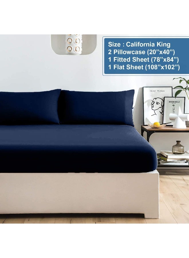 DAN RIVER California King Jersey Sheet Set - Image 3