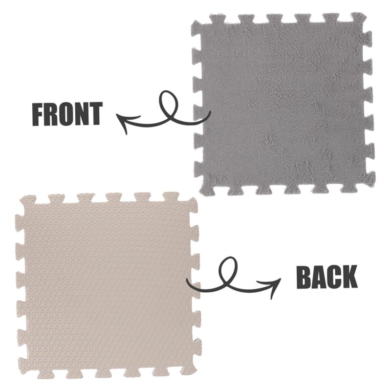 10pcs Interlocking Foam Play Mats for Toddlers Soft Non Floor Mats Safe Play Area Flooring - Image 4