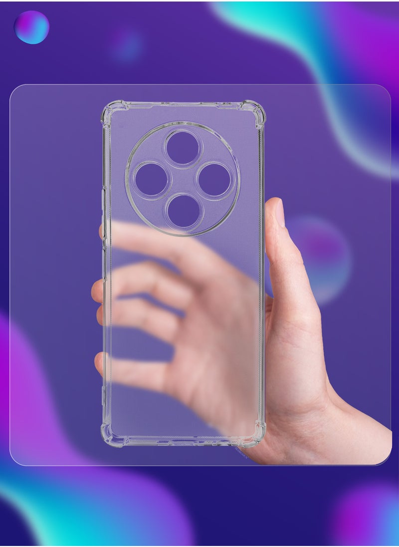 Gorilla Case for Redmi 14R  Transparent Shockproof  Crystal Clear with Reinforced Corners