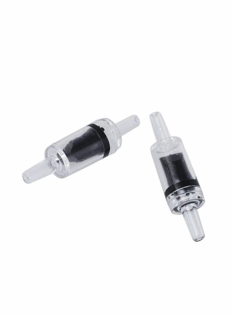 KASTWAVE Aquarium Air Pump Check Valves,  16Pcs Plastic One Way Non-Return Check Valves Aquarium Air Pump Accessories for Fish Tank Air Line Tube Tubing Hose Pipe Fitting Black Red Air Pump Accessories  - Image 4