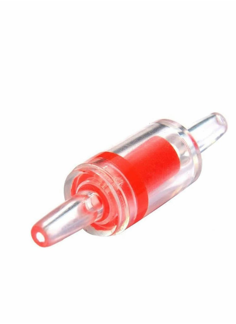 KASTWAVE Aquarium Air Pump Check Valves,  16Pcs Plastic One Way Non-Return Check Valves Aquarium Air Pump Accessories for Fish Tank Air Line Tube Tubing Hose Pipe Fitting Black Red Air Pump Accessories  - Image 5