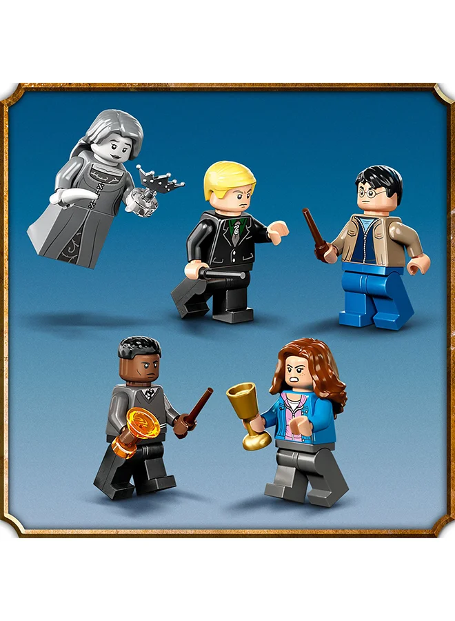 ليغو Harry Potter Hogwarts: Room Of Requirement Building Toy Set; Gift Idea For Fans Aged 8 And Over; Recreate An Epic Escape With 5 Minifigures And A Transforming Fiendfyre/Fire Serpent Figure (587 Pieces) 76413