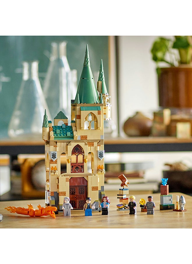 LEGO - Harry Potter Hogwarts: Room Of Requirement Building Toy Set; Gift Idea For Fans Aged 8 And Over; Recreate An Epic Escape With 5 Minifigures And A Transforming Fiendfyre/Fire Serpent Figure (587 Pieces) 76413 - Image 1