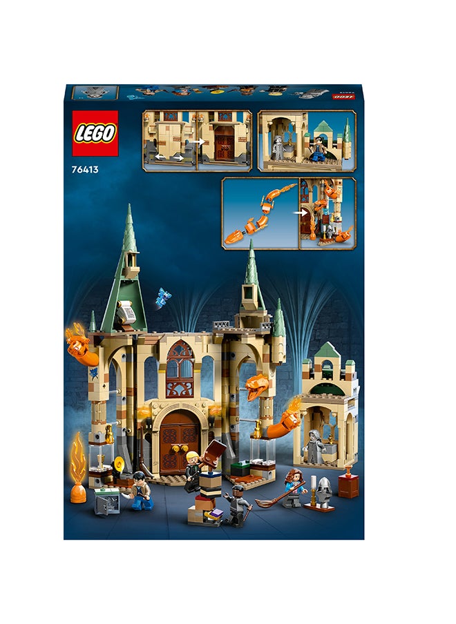 LEGO - Harry Potter Hogwarts: Room Of Requirement Building Toy Set; Gift Idea For Fans Aged 8 And Over; Recreate An Epic Escape With 5 Minifigures And A Transforming Fiendfyre/Fire Serpent Figure (587 Pieces) 76413 - Image 1