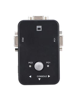 USB 2.0 KVM Switcher 2 / 4 Port VGA Manual Switch Box Video Sharing Adapter (2 Ports)