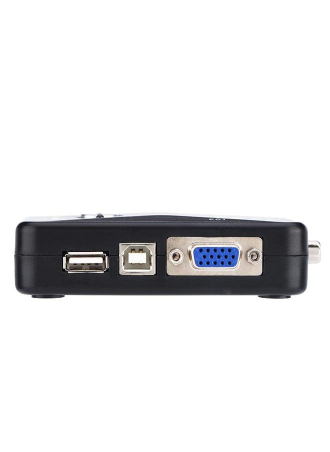 Thoraya - USB 2.0 KVM Switcher 2 / 4 Port VGA Manual Switch Box Video Sharing Adapter (2 Ports) - Image 1