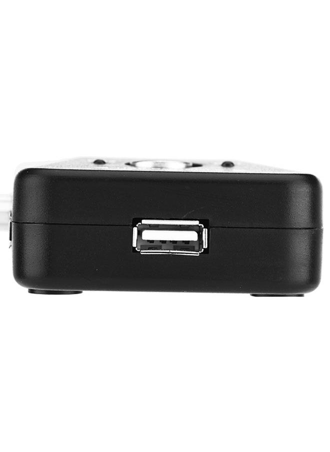 Thoraya - USB 2.0 KVM Switcher 2 / 4 Port VGA Manual Switch Box Video Sharing Adapter (2 Ports) - Image 1