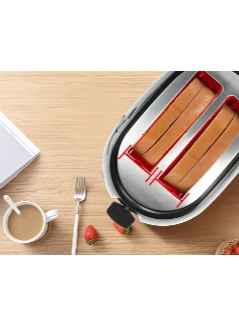 DSP DSP KC2045 Bread Maker One Click Thawing Double Side Heating Toaster with Harness Storage, Anti-slip Chassis Design - Image 5