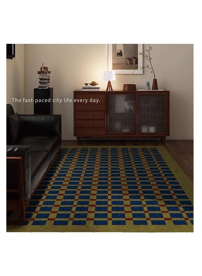 كي واي دي سجاد ناعم سجاد زغبي سجاد لغرفة المعيشة غرفة النوم ديكور منزلي سجادة غير منزلقة قابلة للغسيل زخرفية منزلية سجادة 100x180 سم - Image 3