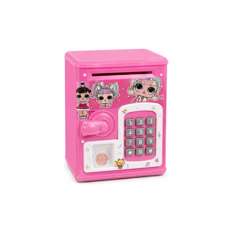 Piggy Bank ATM Savings Machine With Password Keypad, Pink - Image 2