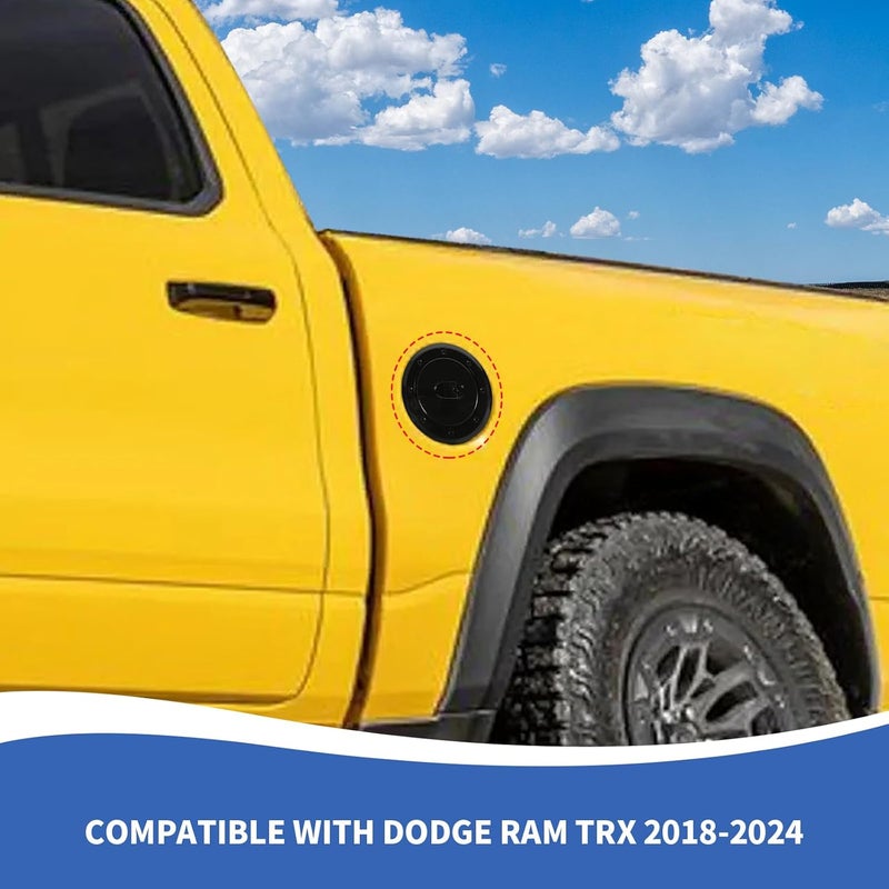 RAZPOY Fuel Filler Door Gas Tank Cap Cover for Dodge RAM TRX - Image 3