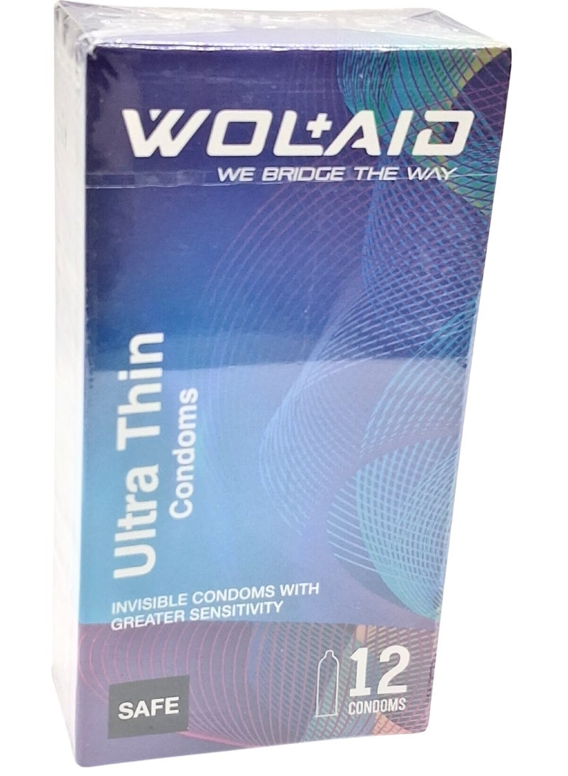 Wolaid Ultra Thin Condom 12'S
