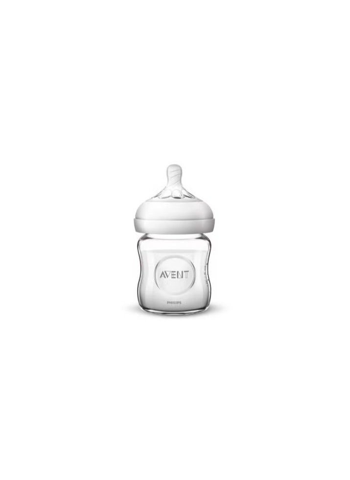Generic Pack Of 2 Ultra Flexible Silicone Natural Baby Bottle Teats Newborn Flow 0M+, Clear  - Image 1