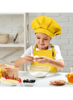 Kids Apron and Chef Hat Set Adjustable Cooking Art Apron with 2 Pockets Toddler Chef Hat and Apron for Cooking Baking and Painting - pzsku/ZEA79B90BDA5659FE9E72Z/45/_/1740715016/d467dc75-db75-471a-a4da-417a9306df35